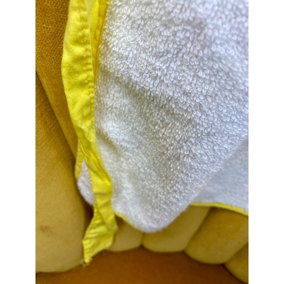 VINTAGE DISHTOWEL APRON Chicken - Yellow Trim - Hen Chicks - Excellent Condition - Picture 11 of 11